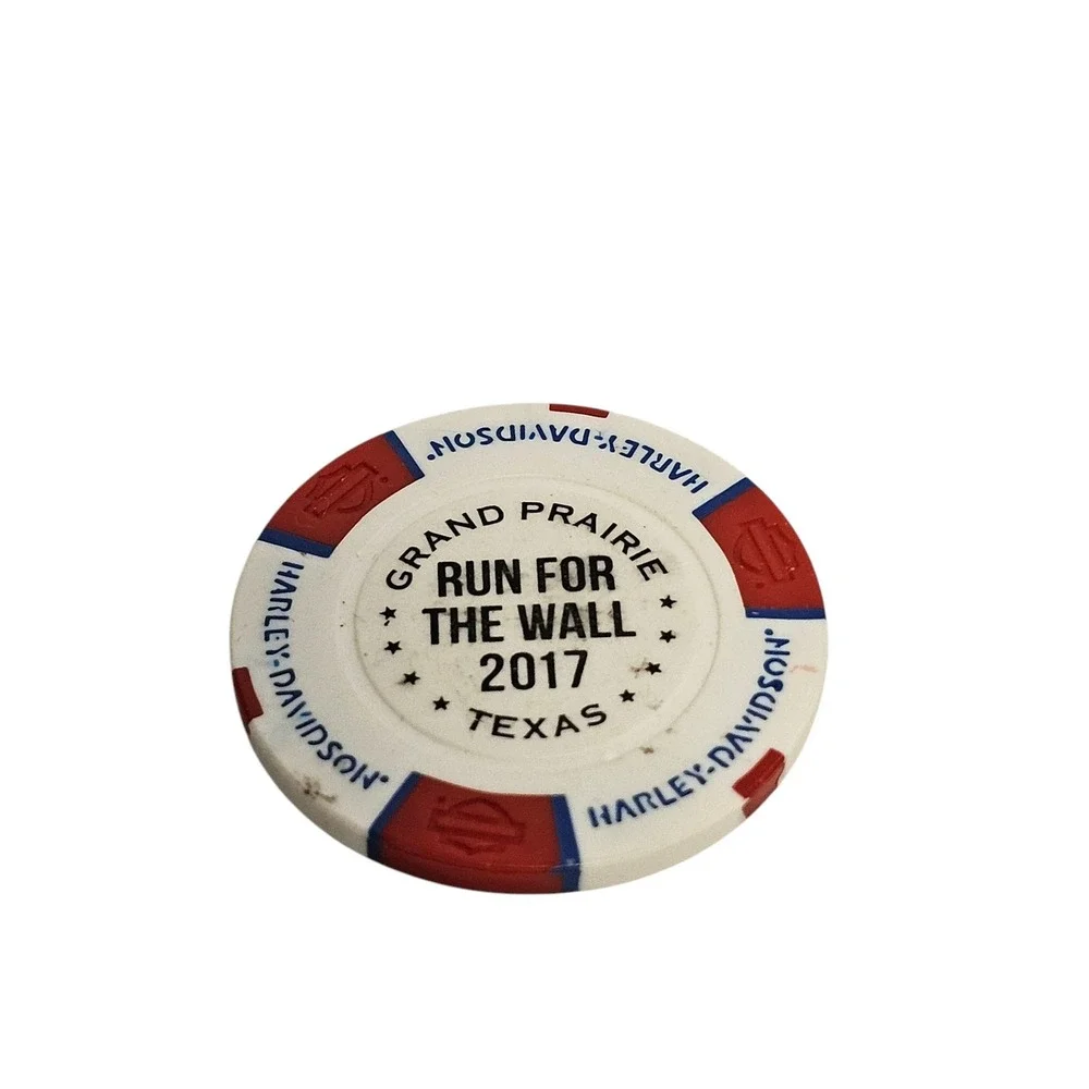 Harley-Davidson Longhorn Poker Chip Grand Prairie Run For The Wall‎ 2017